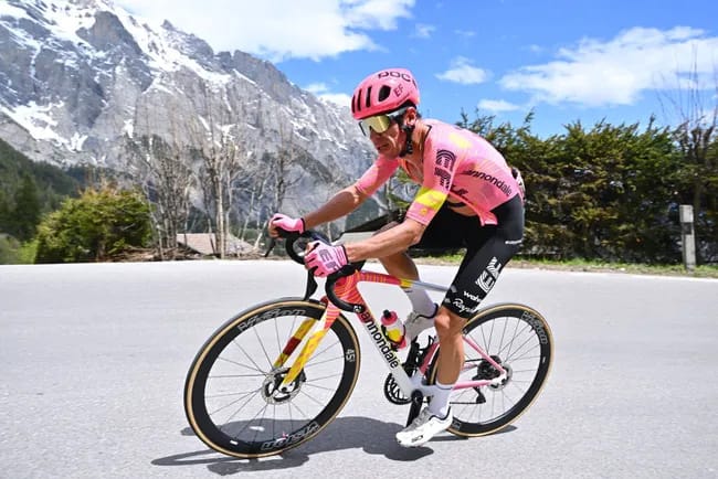 Rigoberto Urán during the 2024 season, his last as a pro (Image credit: Getty Images)