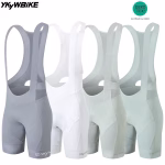 YKYWBIKE Men Cycling Bib Shorts Road Bike Bibs Bicycle Tights with 6 Hours Padded Belgium Padding Cycling MTB Bib Pants