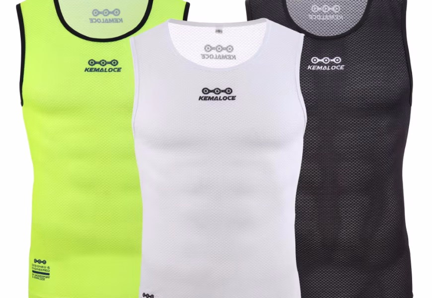 KEMALOCE Cycling Base Layer Sleevess Breathable White 2023 Cool Cycle Sleevess Vest Quick Dry Summer MTB Vest Bike Undershirts