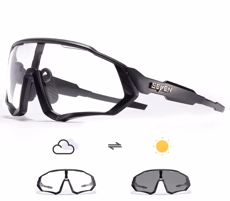 SCVCN Cycling Glasses Photochromic Sport Sunglasses Men MTB Mountain Road Bike Eyewear Protection Bicycle Goggles