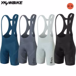 YKYW Men’s 7 Hours Riding Seamless Cycling Bib Short Italy  Elastic Interface Summer Breathable Bicycle Bib Pants